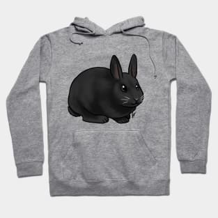 Small Mammal - Rabbit - Black Hoodie